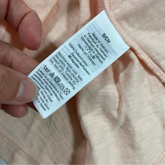 J Crew Factory Ruffle Trim Cotton Tank Top Size Small - Picture 4 of 7